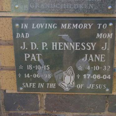 HENNESSY J.D.P. 1915-1998 &amp; J. 1932-2004