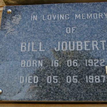 JOUBERT Bill 1922-1987