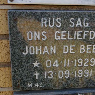 BEER Johan, de 1929-1991