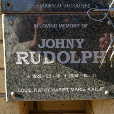 RUDOLPH Johny 1928-2004