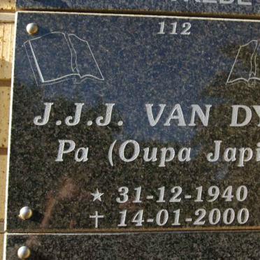 DYK J.J.J., van 1940-2000