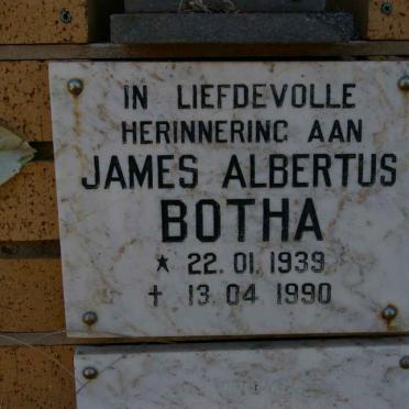 BOTHA James Albertus 1939-1990