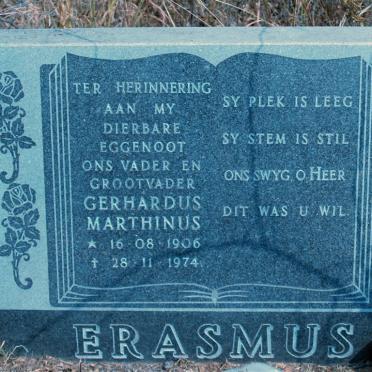 ERASMUS Gerhardus Marthinus 1906-1974