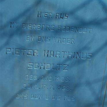 SCHOLTZ Pieter Marthinus 1905-1958