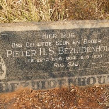 BEZUIDENHOUT Pieter H.S. 1928-1938