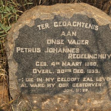 REDELINGHUYS Petrus Johannes 1860-1933