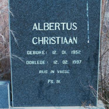 FRITZ Albertus Christiaan 1952-1997