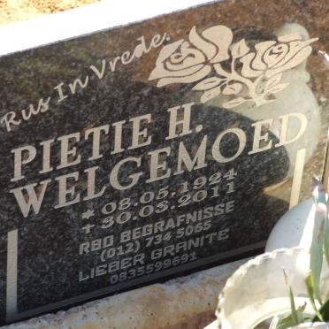 WELGEMOED Pietie H. 1924-2011