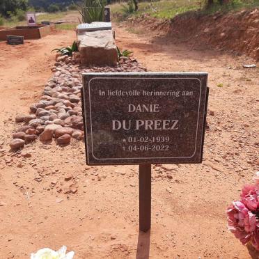 PREEZ Danie, du 1939-2022