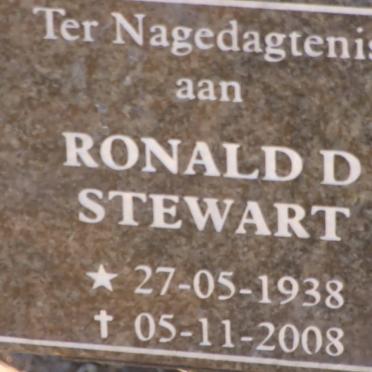 STEWART Ronald D. 1938-2008