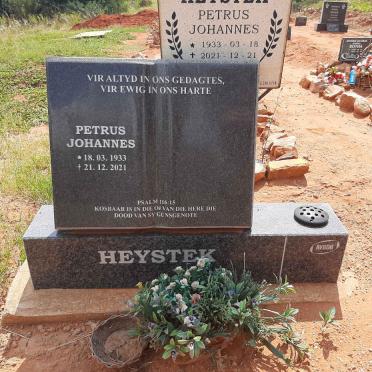HEYSTEK Petrus Johannes 1933-2021