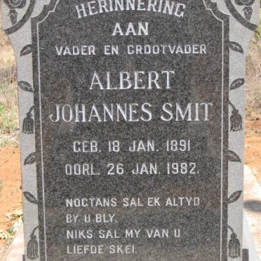 WALT Albert Johannes Smit 1891-1982