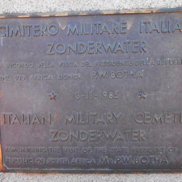 8. Italian Military Cemetery Zonderwater