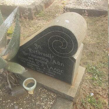 LAAGE Adriana C.J. nee HENNING 1896-1955