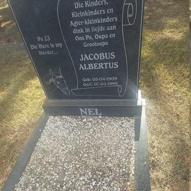 NEL Jacobus Albertus 1909-1999