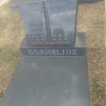 CORNELIUS Albertus Johannes 1913-1995 &amp; Marguerite 1916-2001