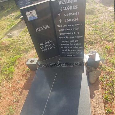 WESTHUIZEN Hendrik Jacobus, van der 1983-2007
