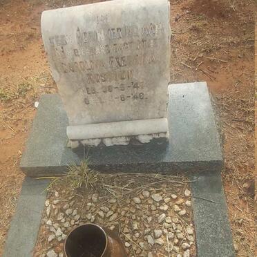 ROSSOUW Carolina Fredrika 1945-1946