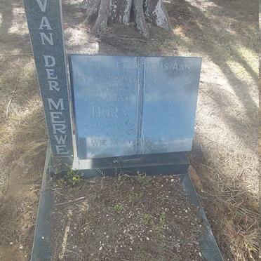 MERWE Dora, van der 1946-1993