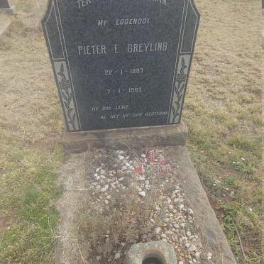 GREYLING Pieter E. 1887-1963