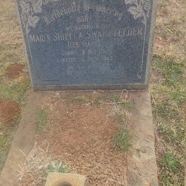 SWANEVELDER Maria Sibella nee MARE -1959