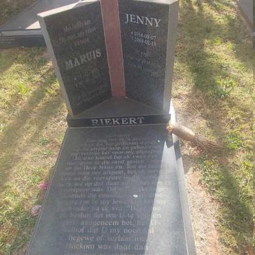 RIEKERT Marius &amp; Jenny 1956-2008
