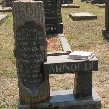 ARNOLDI Bernardus Gregorius Antonius Daniel 1943-1968