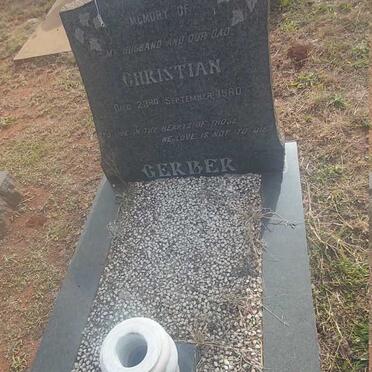 GERBER Christiaan -1960