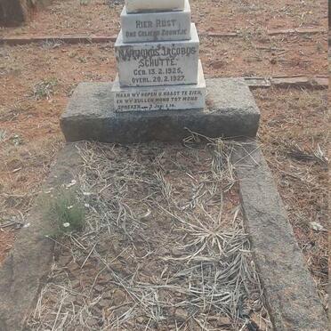 SCHUTTE Marthinus Jacobus 1925-1927