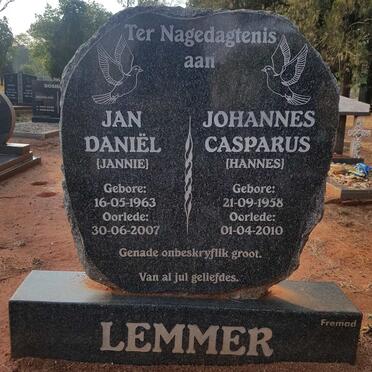LEMMER Johannes Casparus 1958-2010 :: LEMMER Jan Daniel 1963-2007