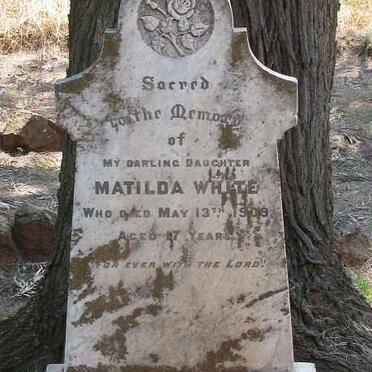 WHITE Matilda -1909