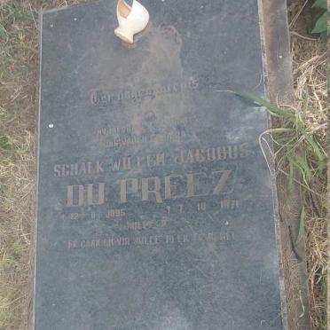 PREEZ Schalk Willem Jacobus, du 1895-1971