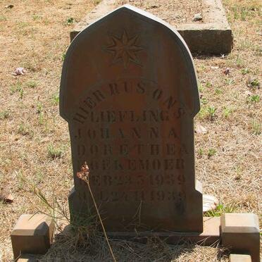 KOEKEMOER Johanna Dorethea 1939-1939