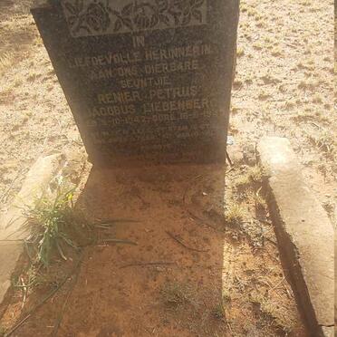 LIEBENBERG Renier Petrus Jacobus 1942-1943