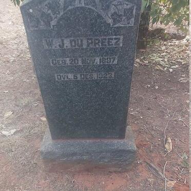 PREEZ W.J., du 1897-1923