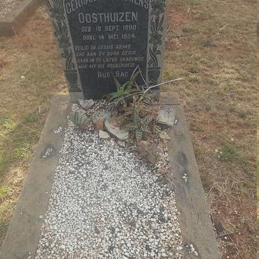 OOSTHUIZEN Gerhardus Lourens 1890-1954