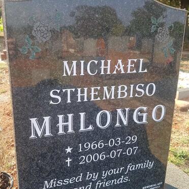 MHLONGO Michael Sthembiso 1966-2006