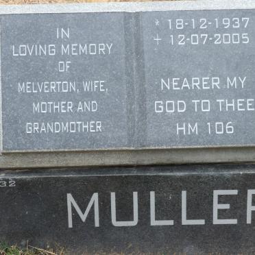 MULLER Melverton 1937-2005