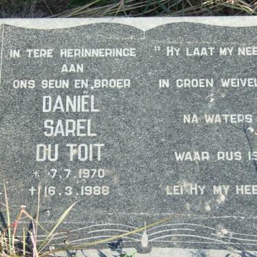 TOIT Daniël Sarel, du 1970-1988