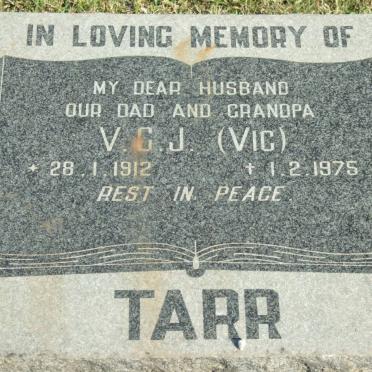 TARR V.C.J. 1912-1975