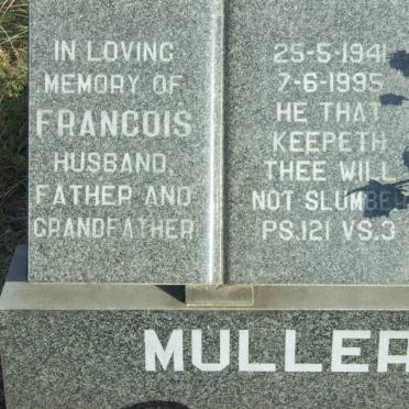 MULLER Francois 1941-1995