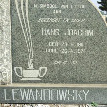 LEWANDOWSKY Hans Joachim 1911-1974