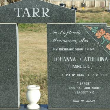TARR Johanna Catherina 1945-2001