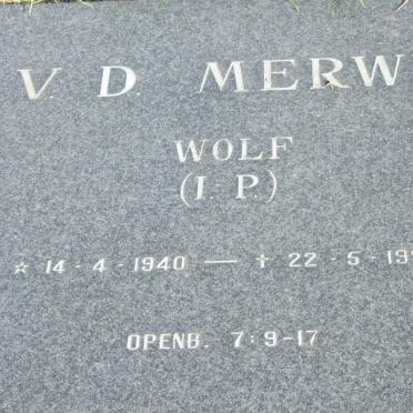 MERWE I.P., v.d. 1940-1993