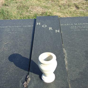 HORN Hendrik Matthys Jacobus 1908-1990 &amp; Maria Magdalena 1914-1976