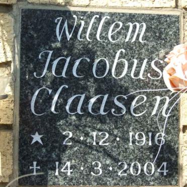 CLAASEN Willem Jacobus 1916-2004