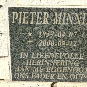 MINNIE Pieter 1937-2000