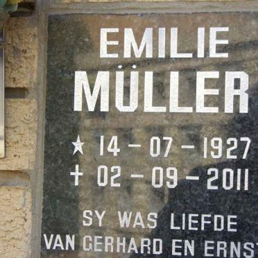 MÜLLER Emilie  1927-2011