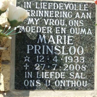 PRINSLOO Marie 1933-2008