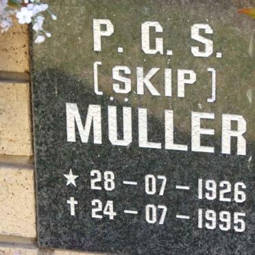 MÜLLER P.G.S. 1926-1995